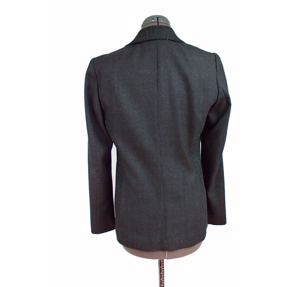 Tehari Grey Wool Blazer - Picture 3 of 8